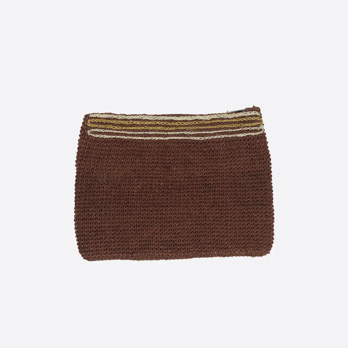 pochette-tissee-marron-finca-home Pochette tissée marron Finca Home