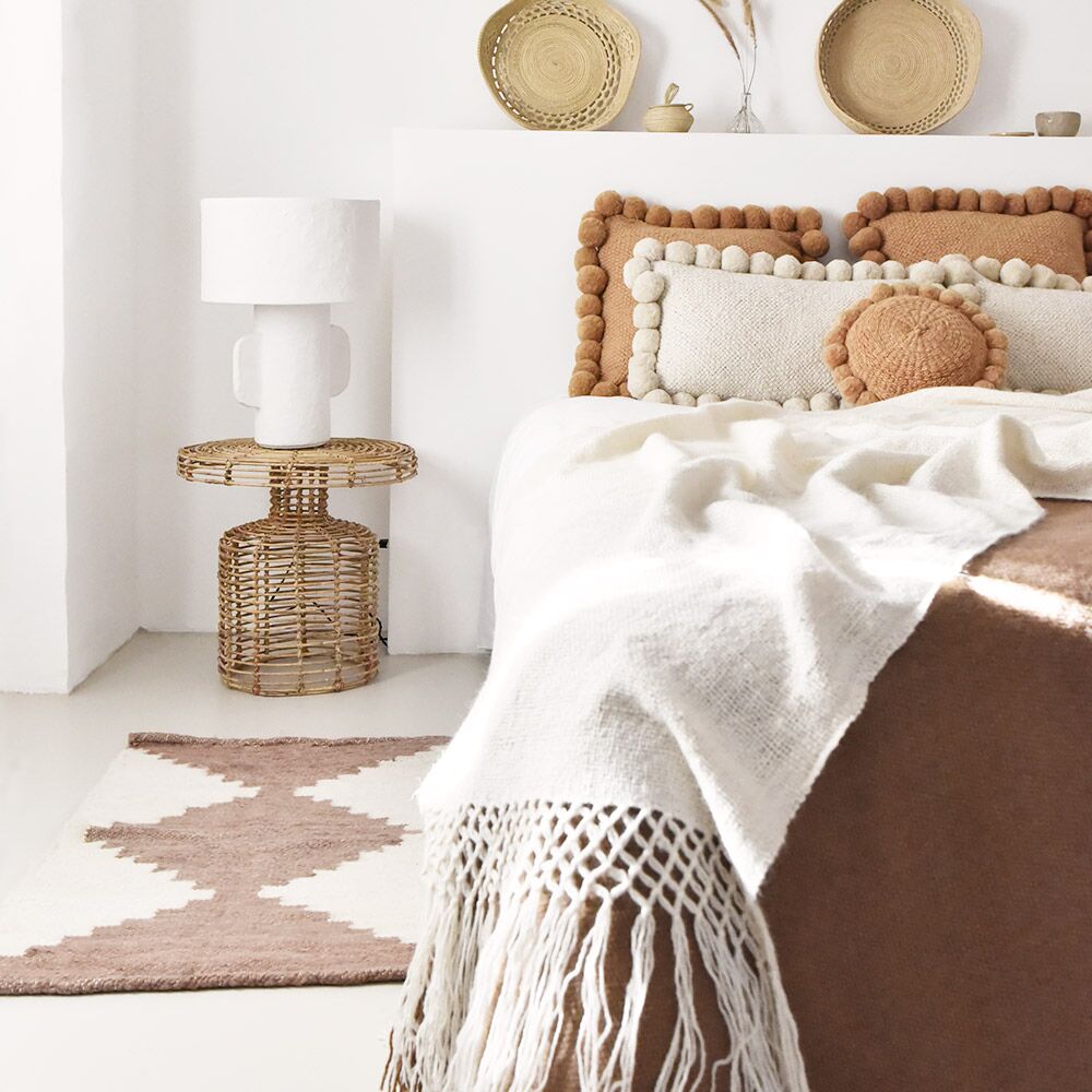ambiance-plaid-laine-de-lama-blanc-finca-home Plaid en laine de lama blanc Finca Home