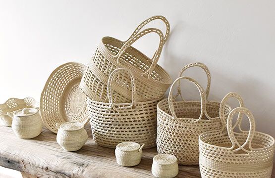 panier-tresse-artisanat-finca-home Panier tressé Finca Home