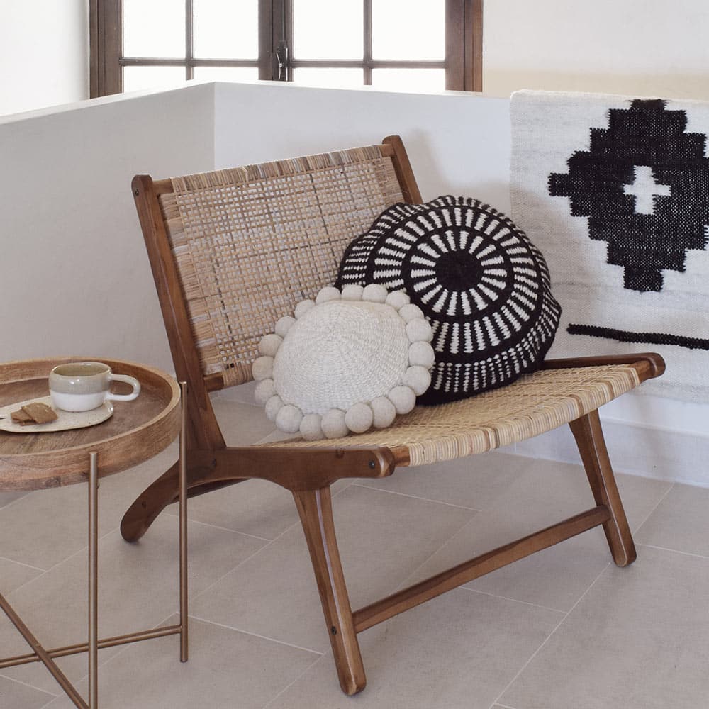 coussin-rond-blanc-et-noir-tendance-finca-home Coussin rond blanc et noir Finca Home