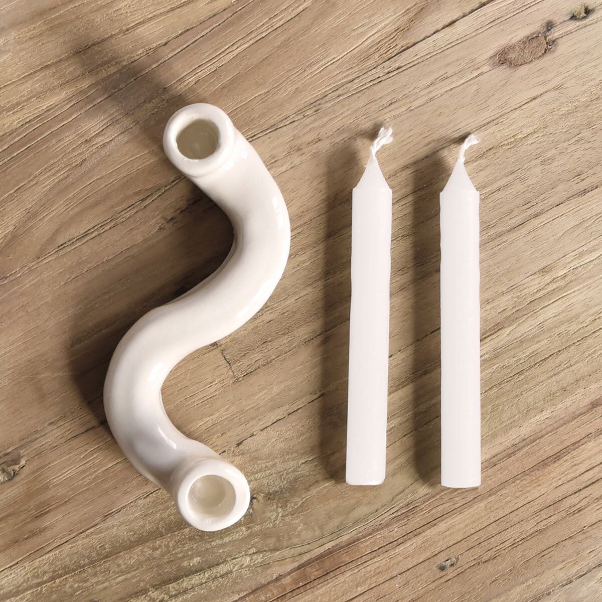 bougeoir-ceramique-beige-details--finca-home Bougeoir en céramique artisanale Finca Home