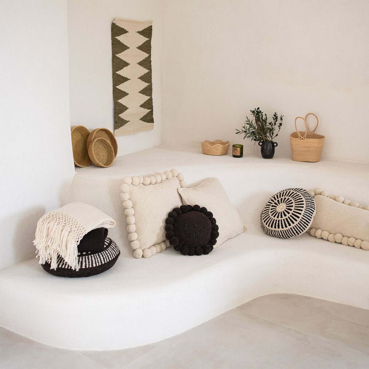 mini-tapis-laine-kaki-finca-home-3 Mini tapis en laine kaki Finca Home